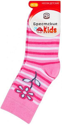 Носки детские Брестские детские 3081 29 р.15-16 темно-розовый 