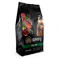Корм Savory сухий для собак гурманів малих порід Свіже ягня 8 кг