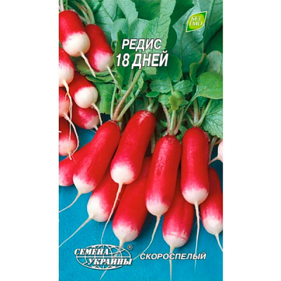 Насіння Семена Украины редиска 18 днів 3г