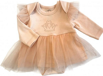 Боди детское Sasha р.62 персиковый 4566/1 