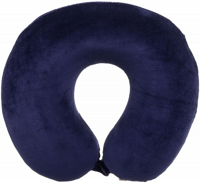 Подушка дорожная ортопедическая 30х30х9 см глубокий синий Luna