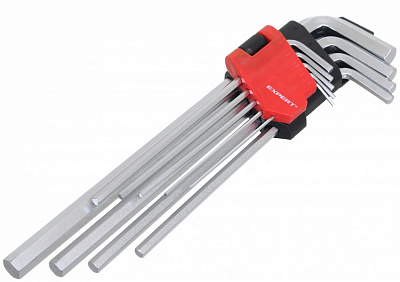 Набор ключей Expert имбусовых 228 мм HEX 1.5-10 мм 9 шт. EL-EX-228