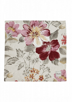 Салфетки столовые La Nuit Цветок Бордо 40x40 см 