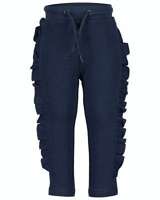 Штаны для девочек Blue Seven спортивные трикотажные р.74 темно-синий 965089 X5595 