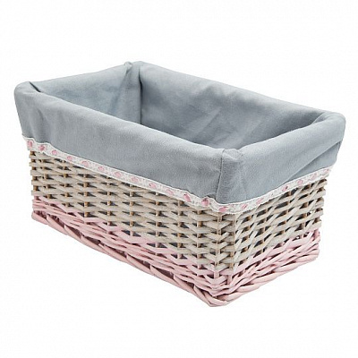 Кошик плетений Natural House Пудра EW-62 M 180x350x220 мм