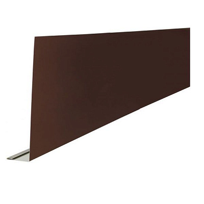 Планка лобовая PSM 200мм x 2м RAL 8017 коричневая