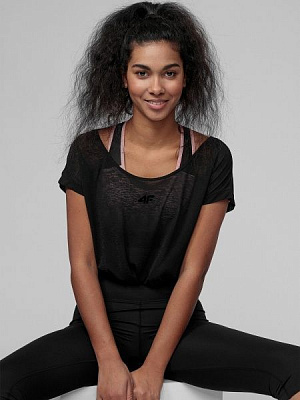 Футболка 4F D4L21-TSDF306-20S р.XS чорний