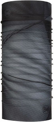 Мультифункциональный головной убор BUFF COOLNET UV+ BU MFMICNUVSTD р.OS черно-серый 
