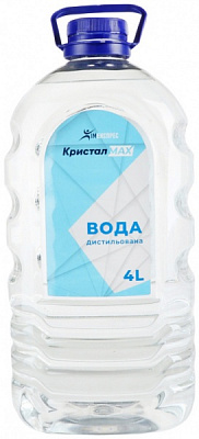 Вода дистилированая КристалМАХ 4 л