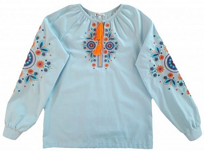 Вишиванка для дівчаток Едельвіка 236-20/00 р.140 Blue