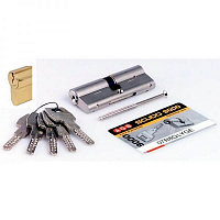 Цилиндр AGB C9001040х50 45x55 ключ-ключ 100 мм полированная латунь
