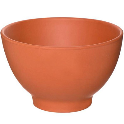Горшок керамический Каменный цветок Пиала гладкая 1406 круглый 1л терракот 