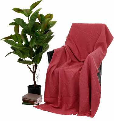 Плед Agadir 130x170 см красный La Nuit 