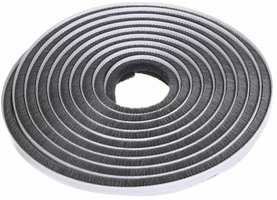 Пилозахисна щітка короткий ворс 7х6 мм 5,5 м сіра