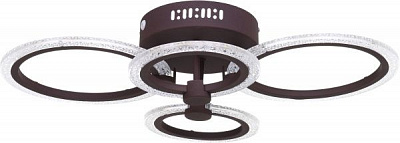 Люстра світлодіодна Victoria Lighting Powder/PL4 LED 76 Вт чорний із білим Powder/PL4