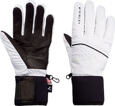 Варежки McKinley Dastrid II wms 408126-901001 р. 7 бело-черный
