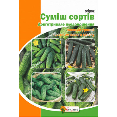 Насіння Яскрава огірок Суміш Сортів