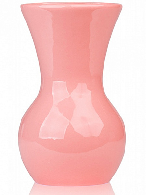 Ваза керамическая Eterna CN 102-1 19 см розовый 