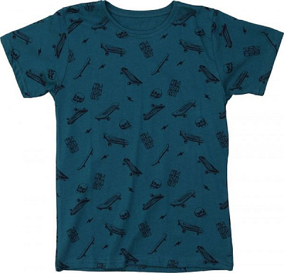 Футболка для хлопчиків Фламінго р.146 зелений із чорним 864-124