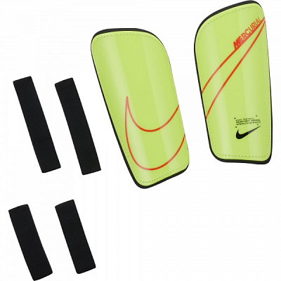 Щитки футбольные Nike Mercurial Hardshell р. L салатовый SP2128-704