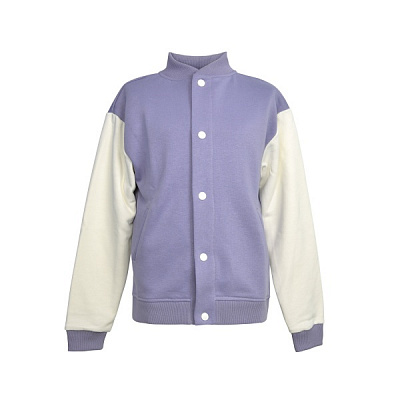 Бомбер детские WP Merchandise Бомбер / Бомбер р.164 светло-сиреневый/белый FWPBOMBER23PR0164 