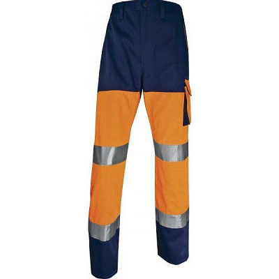 Штаны сигнальні Delta Plus PH2 со светоотражающими полосами р. L PHPA2OMGT оранжевый
