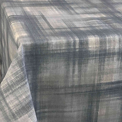 Скатертина PARIS Клітинка графіт 110x133 см La Nuit