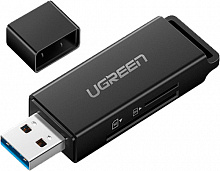 Кардрідер UGREEN CM104 USB 3.0 to TF + SD Dual Card Reader Black 40752