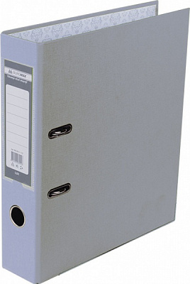Папка-регистратор LUX односторонняя JOBMAX А4 50мм PP серая сборная BM.3012-09c Buromax