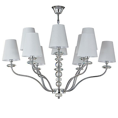 Люстра підвісна Victoria Lighting 12x40 Вт E14 хром Dominica/SP12 chrome