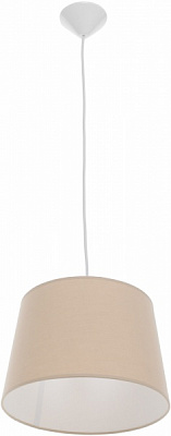 Светильник подвесной Corep Mini-Tambour 1x100 Вт E27 бежевый 5356 