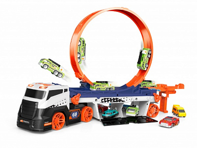 Ігровий набір транспорту Lunatik Вантажівка Петля (LNK-STC7564) 978870