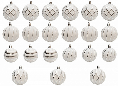 Набір ялинкових куль 892616 21 шт./уп.