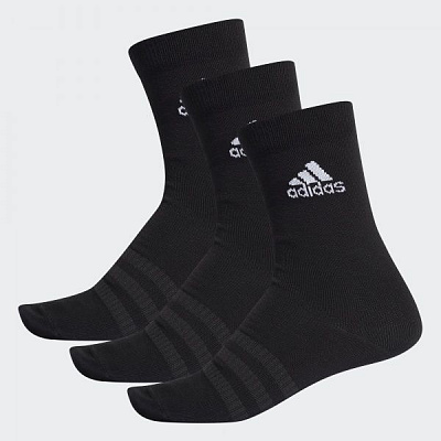 Шкарпетки Adidas LIGHT CREW 3PP DZ9394 чорний р.L
