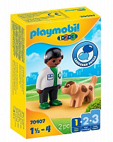 Конструктор Playmobil Ветеринар з собакой 70407