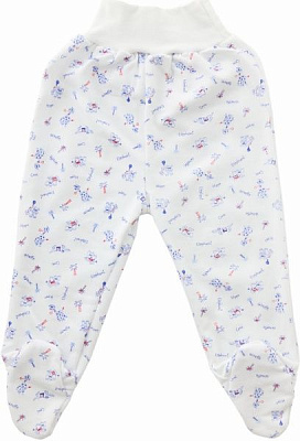 Повзунки Моя планета П 101 р.62 білий із малюнком