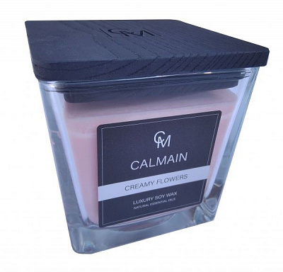 Ароматическая свеча Calmain Сливочные Цветы 430 г Dr. Marcus