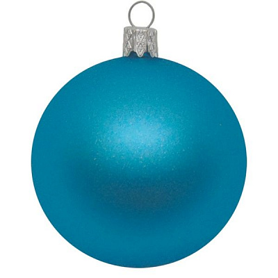 Шар новогодний d80 АХ12 0322 морская волна
