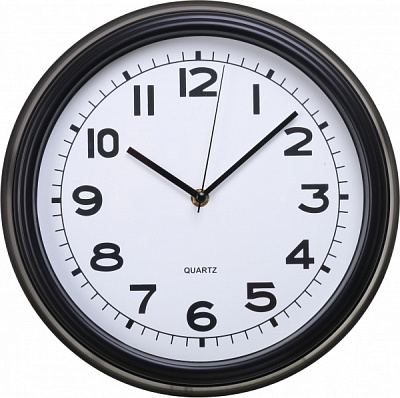 Годинник настінний Liberty 30.3х30.3х5.5 см чорний