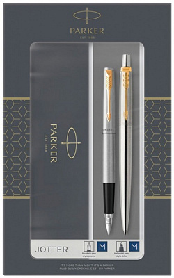 Набор Parker Jotter Stainless Steel GT в подарочной упаковке