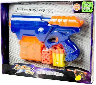 Игровой набор Deex DSS11008 пистолет + 12 мягких пуль DSS11008