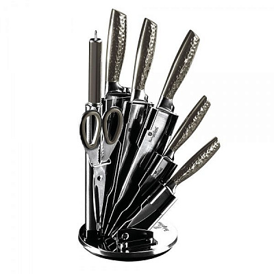 Набір ножів у колоді Shine Basalt Collection 8 предметів BH 2461 Berlinger