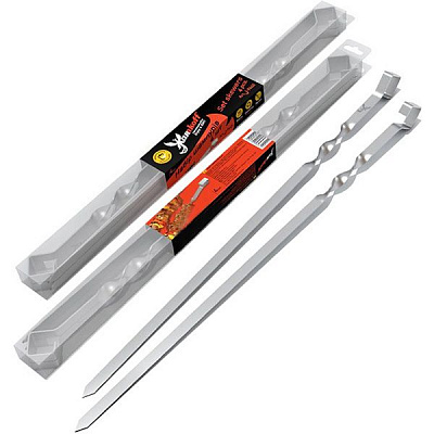 Набор шампуров Jarrkoff 45 см 4 шт. (блістер)