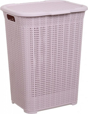 Корзина для белья FLOsoft 50 л пудра