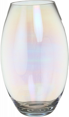 Ваза стеклянная Wrzesniak Glassworks Luster 26 см перламутровая 17-10111