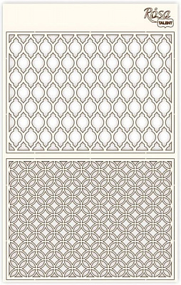 Чіпборд для скрапбукінгу фоновий Абстракція 2 12,6х20 см 94232048 Rosa Talent