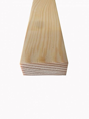 Молдинг прямоугольный Лісбудінвест декоративный 15х50х2000 мм сосна в/с