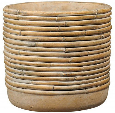 Кашпо керамическое Soendgen Myanmar круглый 10 л коричневый 