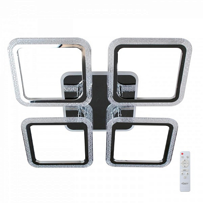 Світильник світлодіодний Accento lighting RGB Gracia AP R 4 з пультом ДК 60 Вт хром 2800-6000-RGB К