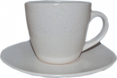 Чашка с блюдцем Marble Cream 300 мл A0431-ZM05TSB Astera